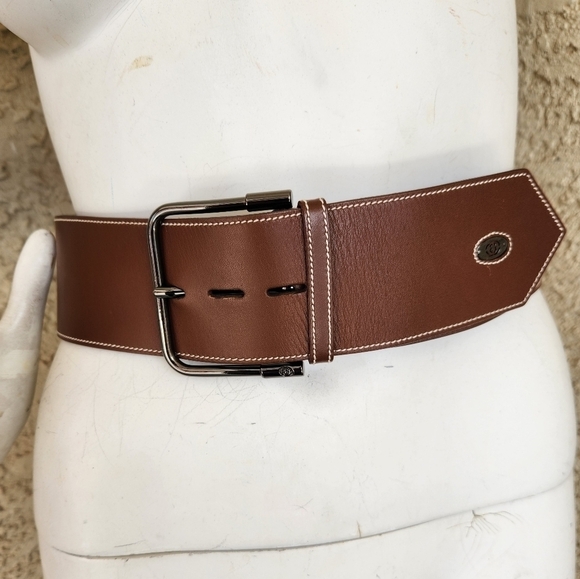 Vintage Gucci Leather BELT - Picture 2 of 14